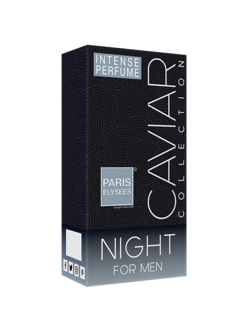 Paris Elysees Night Caviar For Men Eau De Toilette - Perfume Masculino 100ml