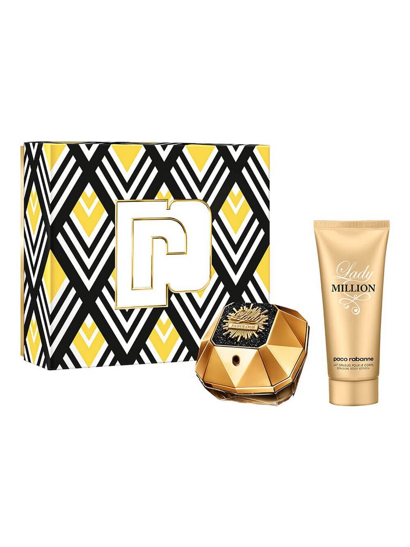 Kit Rabanne Lady Million Fabulous - Eau de Parfum 80ml + Body Lotion 100ml