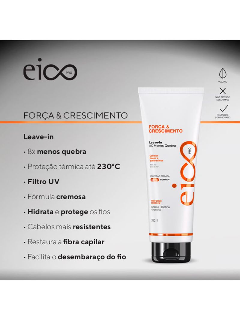 Eico Pro Força & Crescimento - Leave-In 200ml