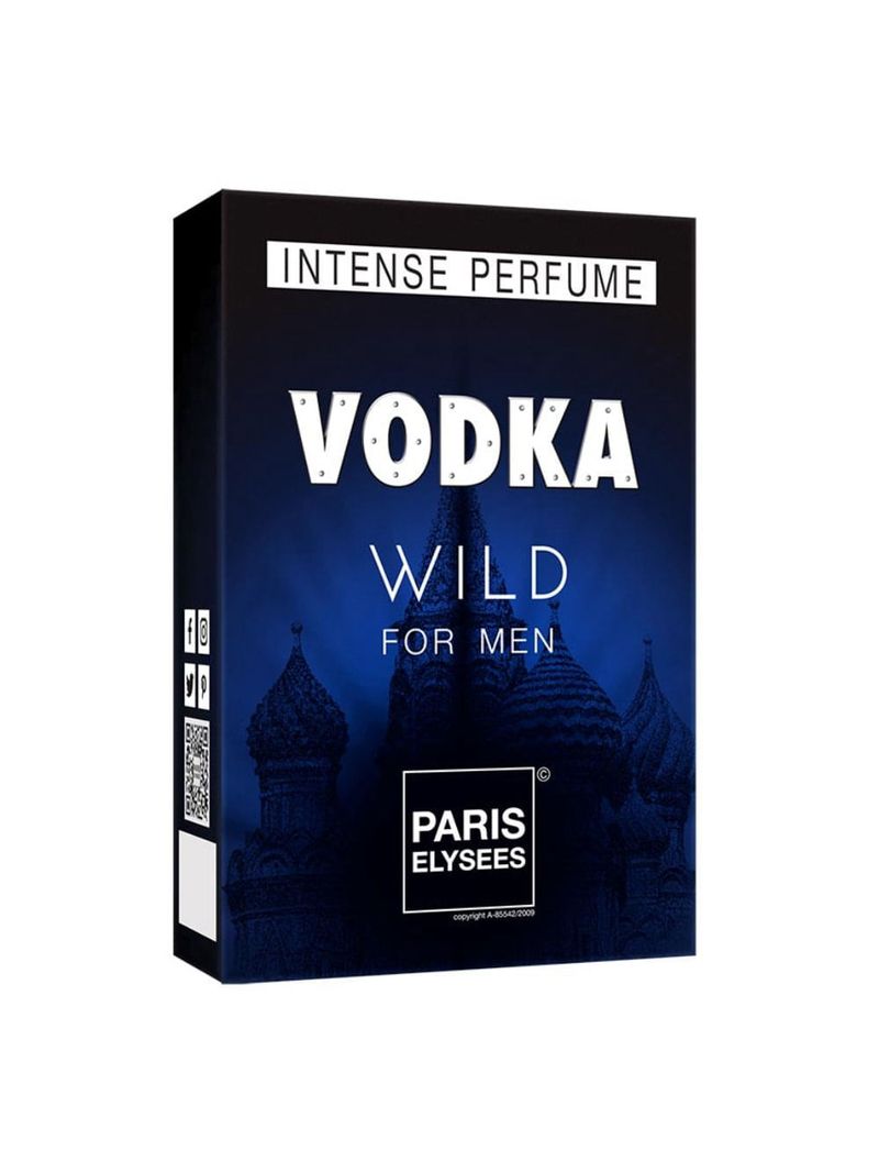 Paris Elysees Vodka Wild For Men Eau De Toilette - Perfume Masculino 100ml