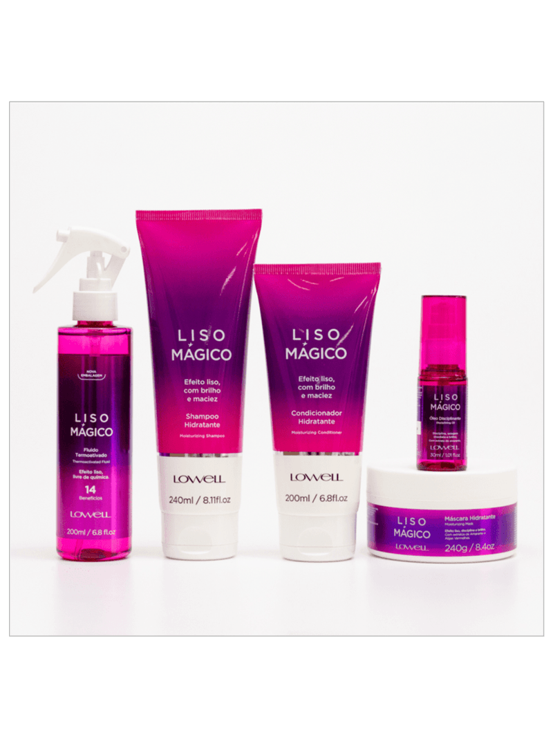 Lowell Liso Mágico - Shampoo Hidratante 240ml