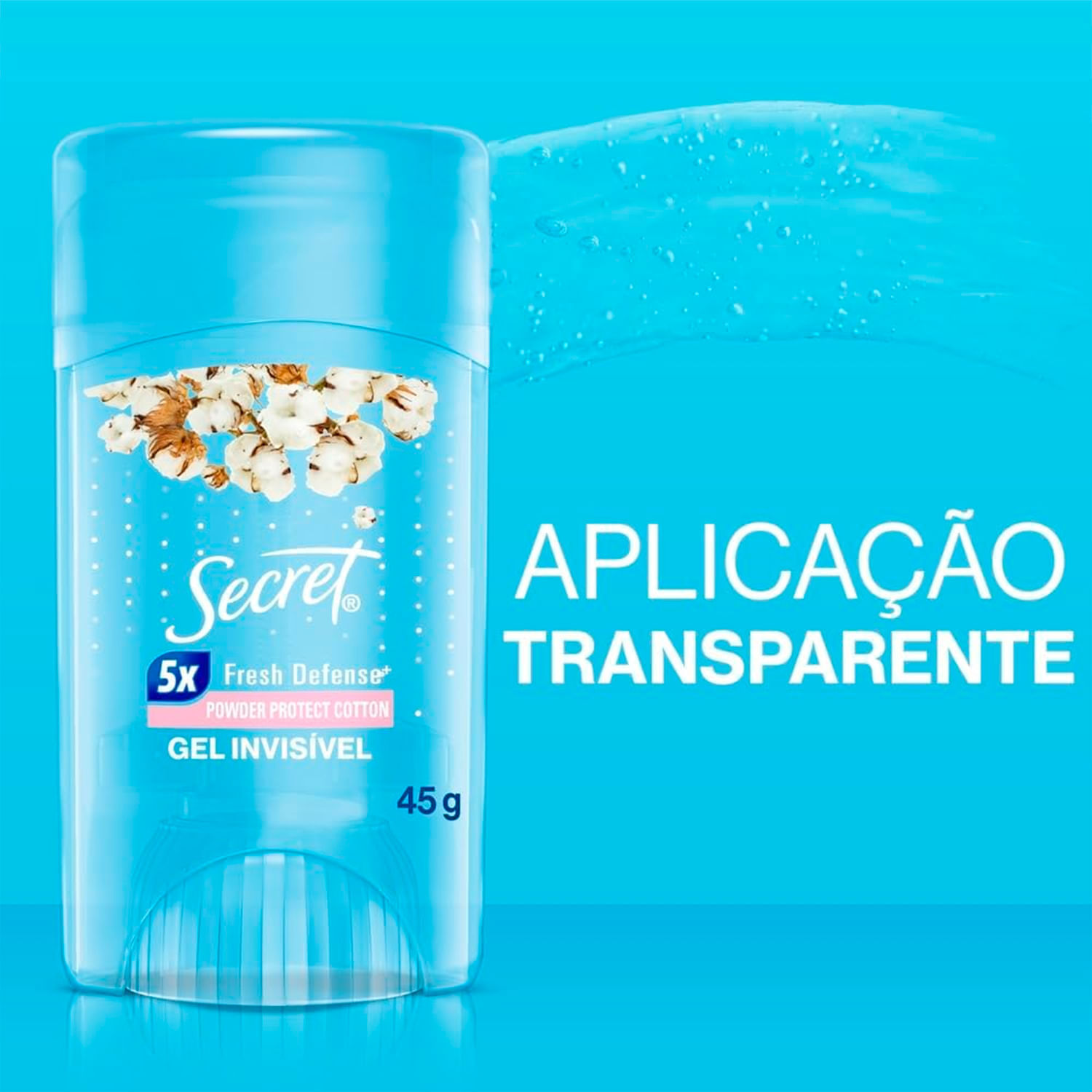 Secret Powder Protect Fresh Defense - Desodorante 45g - Drogaria Rosário