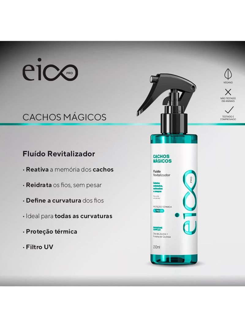 Eico Pro Cachos Mágicos - Fluido Revitalizador 200ml