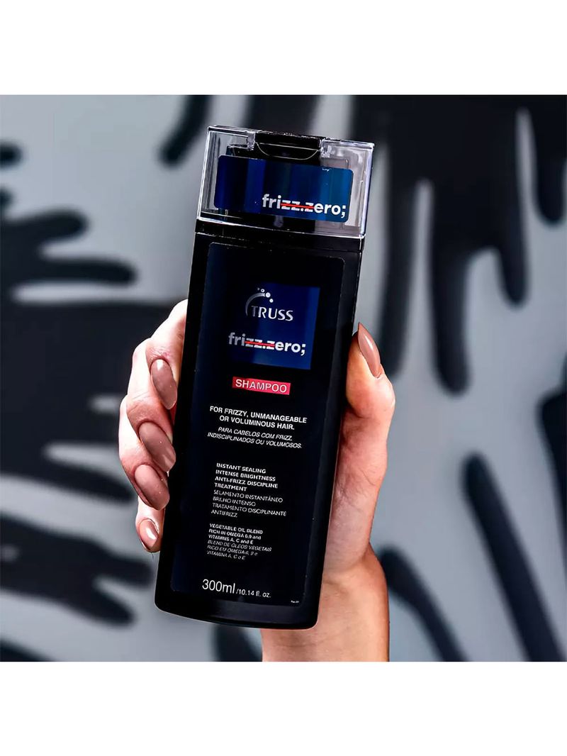 Kit Truss Frizz Zero - Shampoo 300ml + Condicionador 300ml + Máscara Líquida 260ml