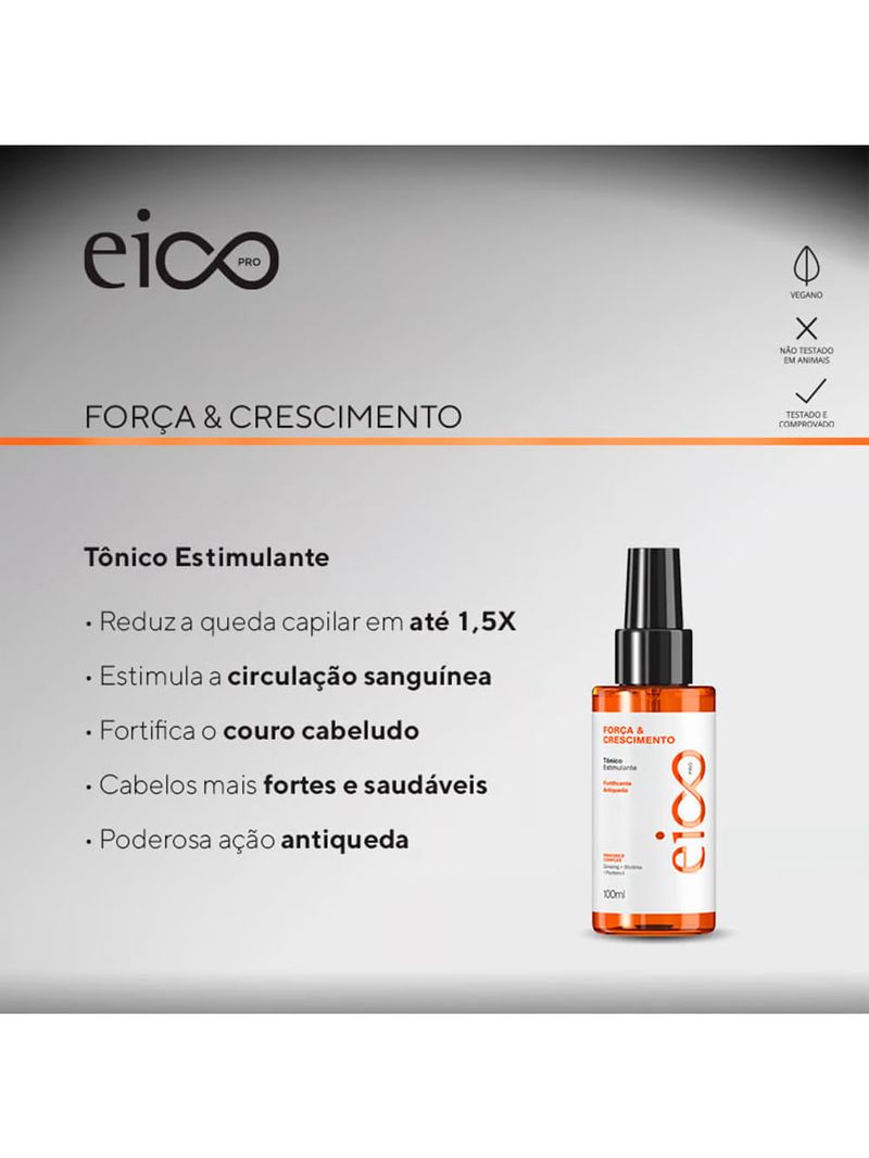 Eico Pro Forca & Crescimento - Tônico Estimulante 100ml