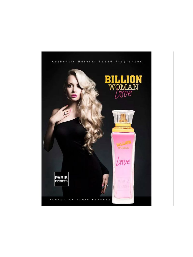 Paris Elysees Billion Woman Love Eau de Toilette - Perfume Feminino 100ml