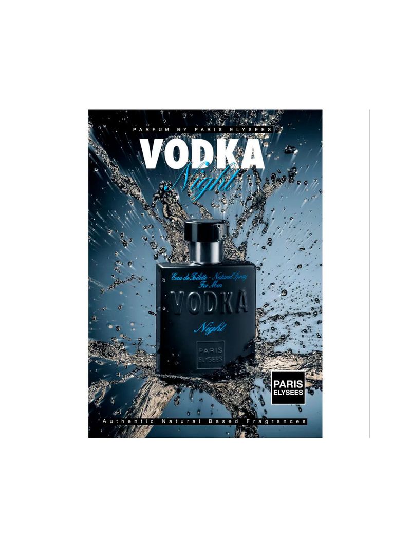 Paris Elysees Vodka Night Eau de Toilette - Perfume Masculino 100ml