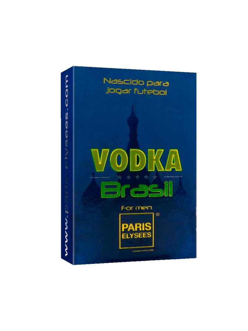 Paris Elysees Vodka Brasil Blue Eau de Toilette - Perfume Masculino 100ml