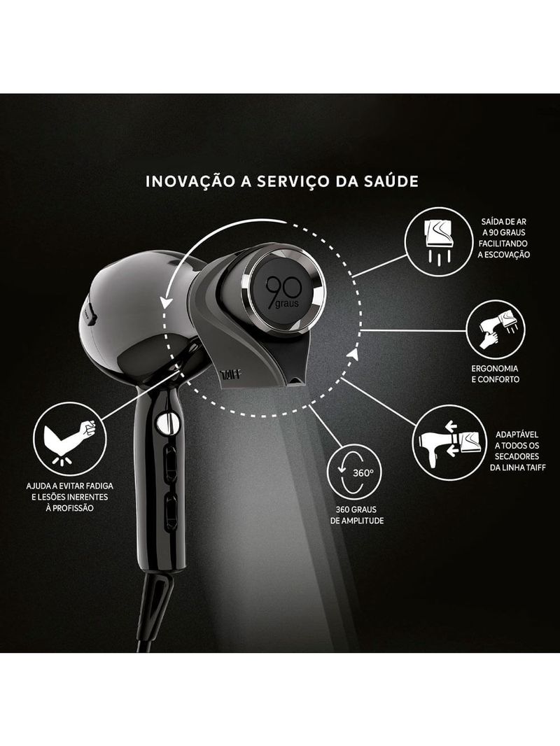 Taiff Bico 90 Graus para Secador