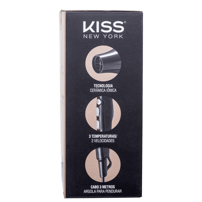 Kiss New York Pro Ion 220V - Secador de Cabelo