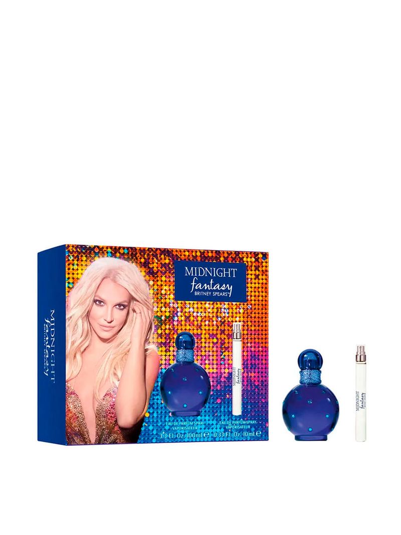 Kit Britney Spears Fantasy Midnight - Eau de Parfum 100ml + Miniatura 10ml