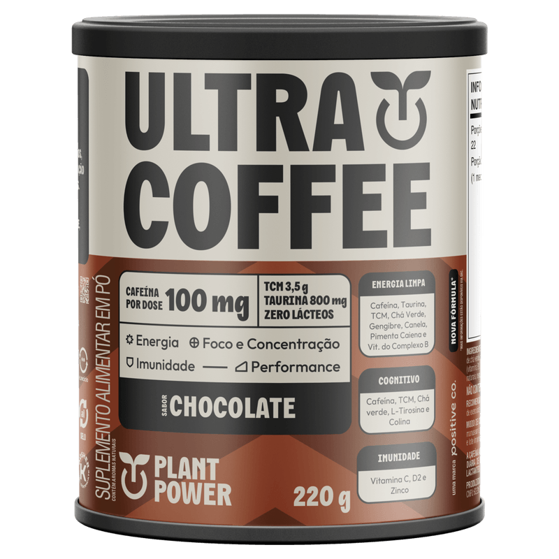 ULTRA COFFEE PLANT POWER CHOC 220G