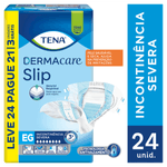 Fralda Geriátrica Tena Dermacare Slip EG Alta Absorção 24un Tena Conforto