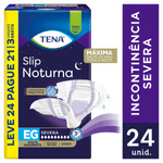 Fralda Geriátrica Tena Slip Noturna EG 24un - Conforto e Proteção Noturna