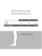Meia ¾ Panturrilha Attiva Alta Compressao 20-30 Mas Fechada Marrom Tamanho G Cor MARROM