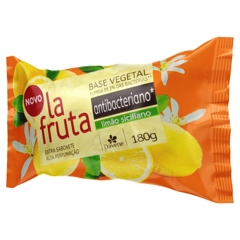 Sabonete Davene La Fruta Antibac Limão Sici 180G - Davene