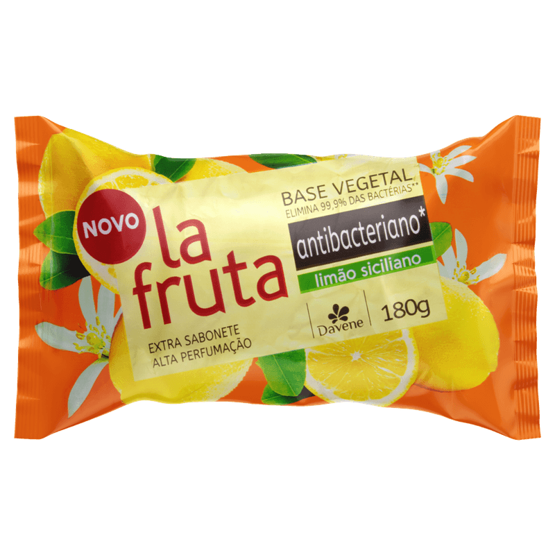 Sabonete Davene La Fruta Antibac Limão Sici 180G - Davene