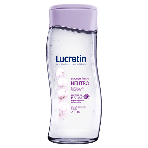 Sabonete Líquido Íntimo Fresh 200ml Hortelã Lucretin - Drogarias