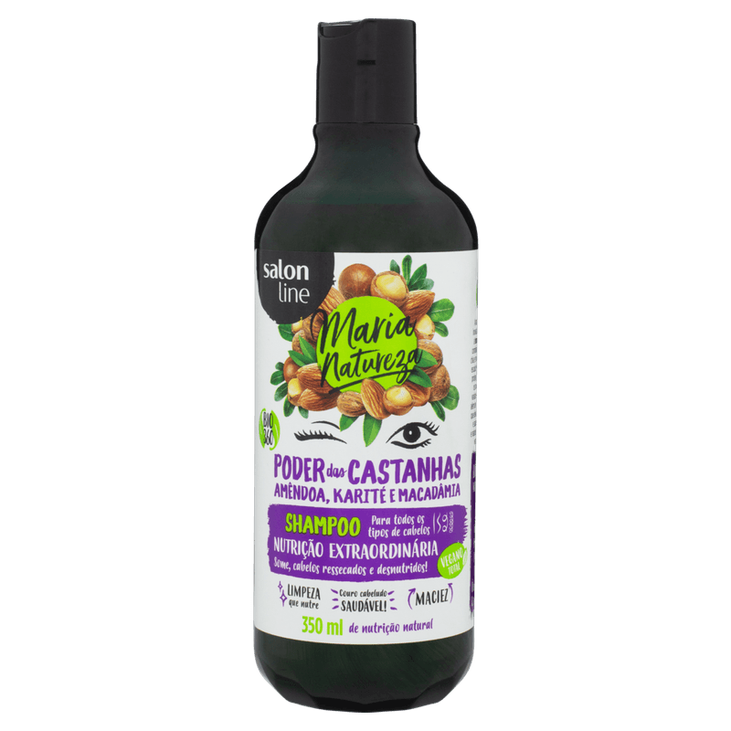 Shampoo Salon Line M/Nature Poder Castanha 350Ml - Salon Line Maria Natureza