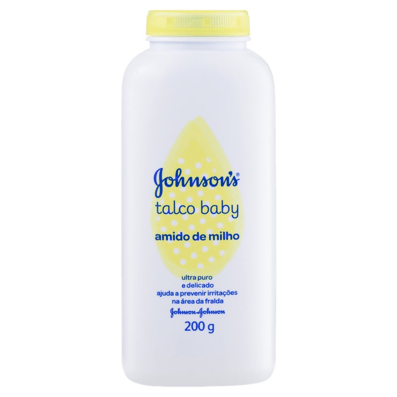 Talco Johnsons Baby Amido de Milho, 200grs