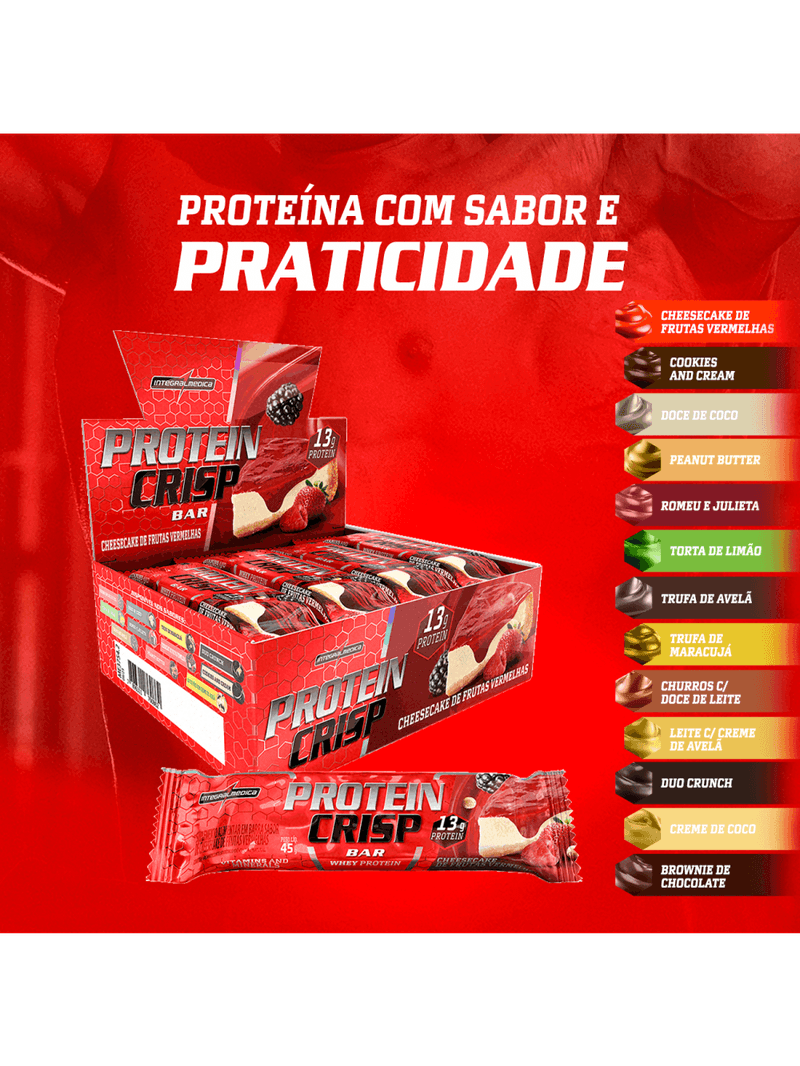 Protein Crisp Bar 12 und Duo Crunch - 12 unid