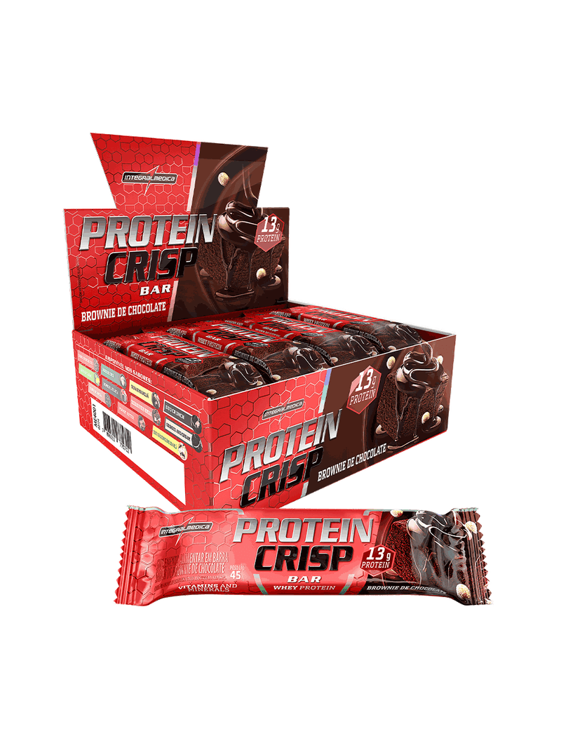 Crisp Bar Integralmedica Brownie de Chocolate - 12uni