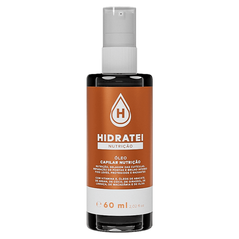 Óleo Capilar Hidratei Nutrição Blend de 7 Óleos e Vitamina E 60ml