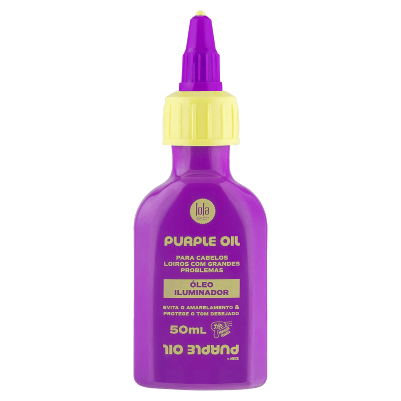 Óleo Iluminador Capilar Purple Oil Matizador 50ml Lola