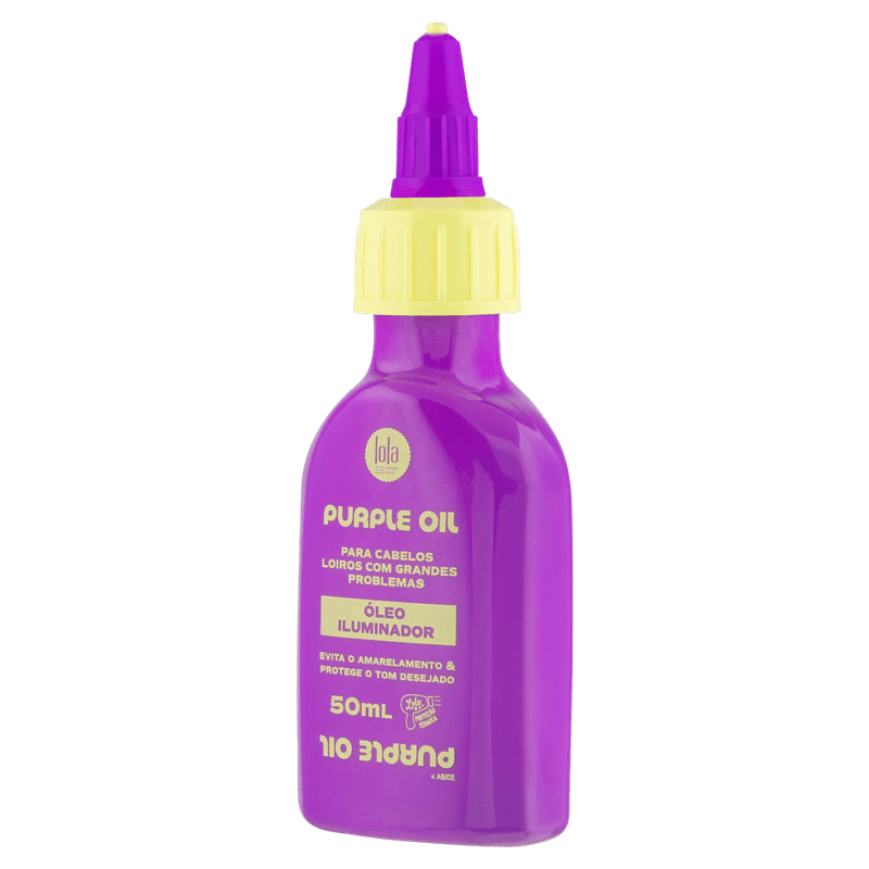 Óleo Iluminador Capilar Purple Oil Matizador 50ml Lola
