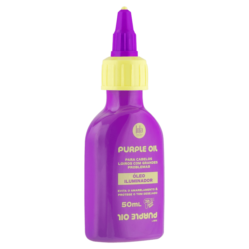 Óleo Iluminador Capilar Purple Oil Matizador 50ml Lola