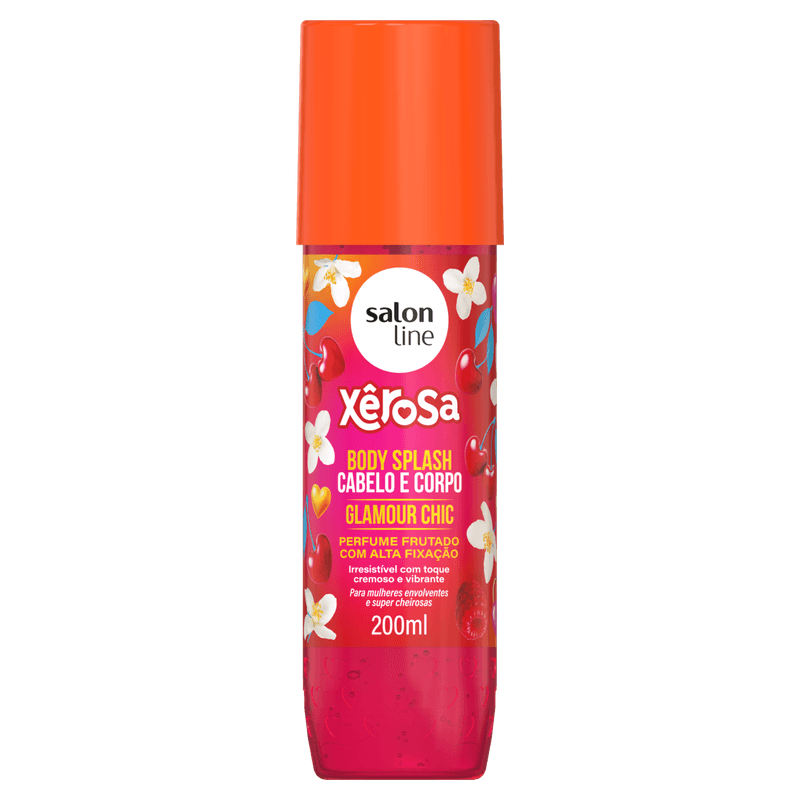 Body Splash Glamour Chic Salon Line Xêrosa - 200ml
