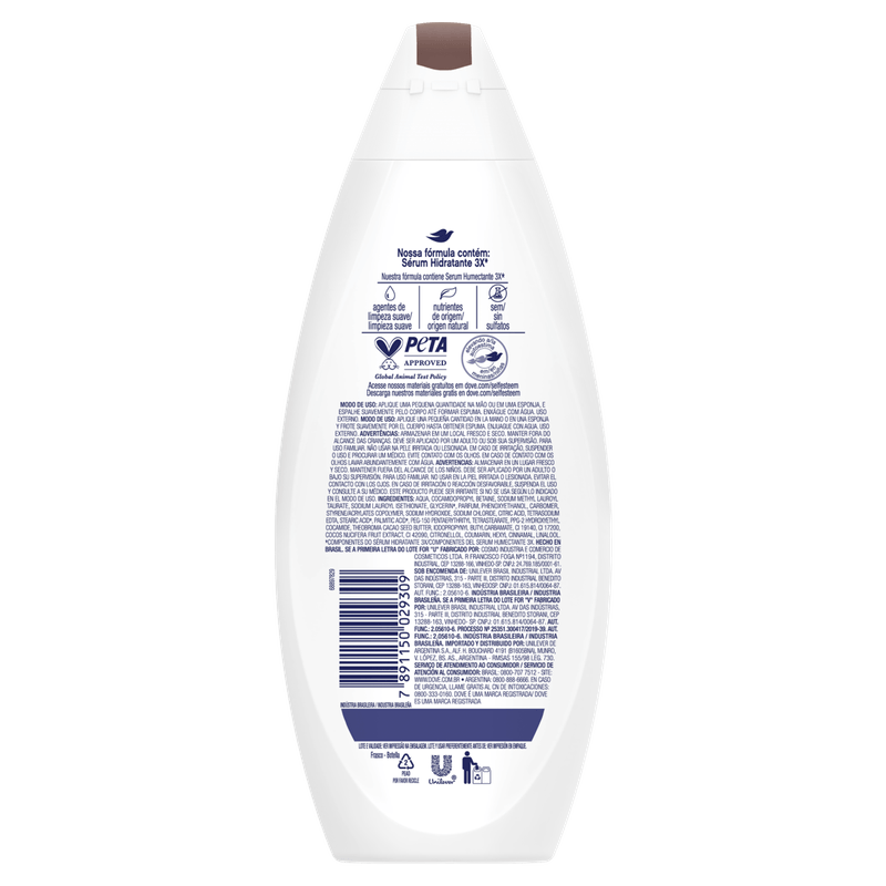 Sabonete Líquido Dove Coco 250Ml - Dove