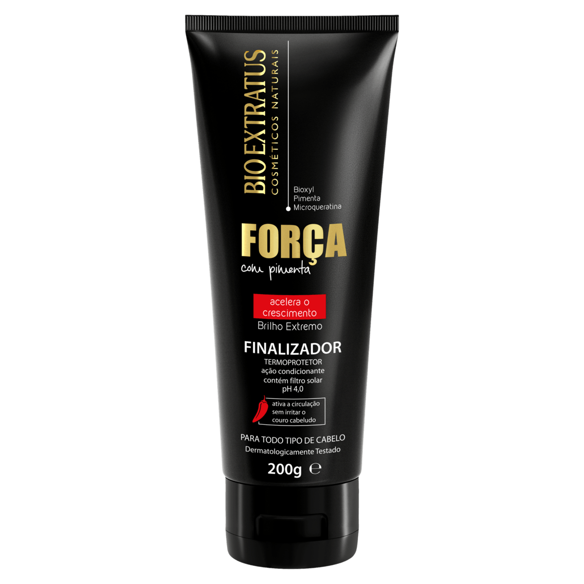 Finalizador Fortalecedor Força com Pimenta 200g Bio Extratus