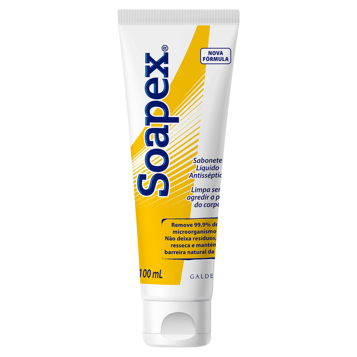 Soapex Sabonete Líquido Antisséptico 100ml Sem Fragrância - FARMALIFE