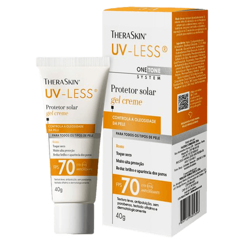 Theraskin Protetor Solar Facial Gel-Creme FPS 70 Tom 3 40g