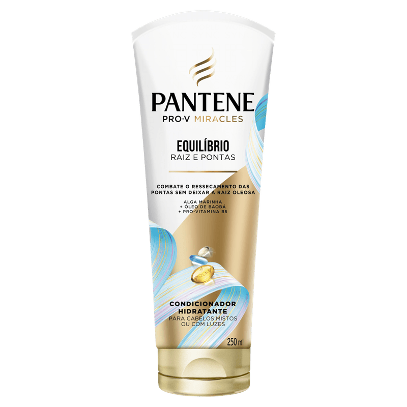 Condicionador Pantene Equilíbrio Raiz e Pontas Cabelos Mistos 250ml