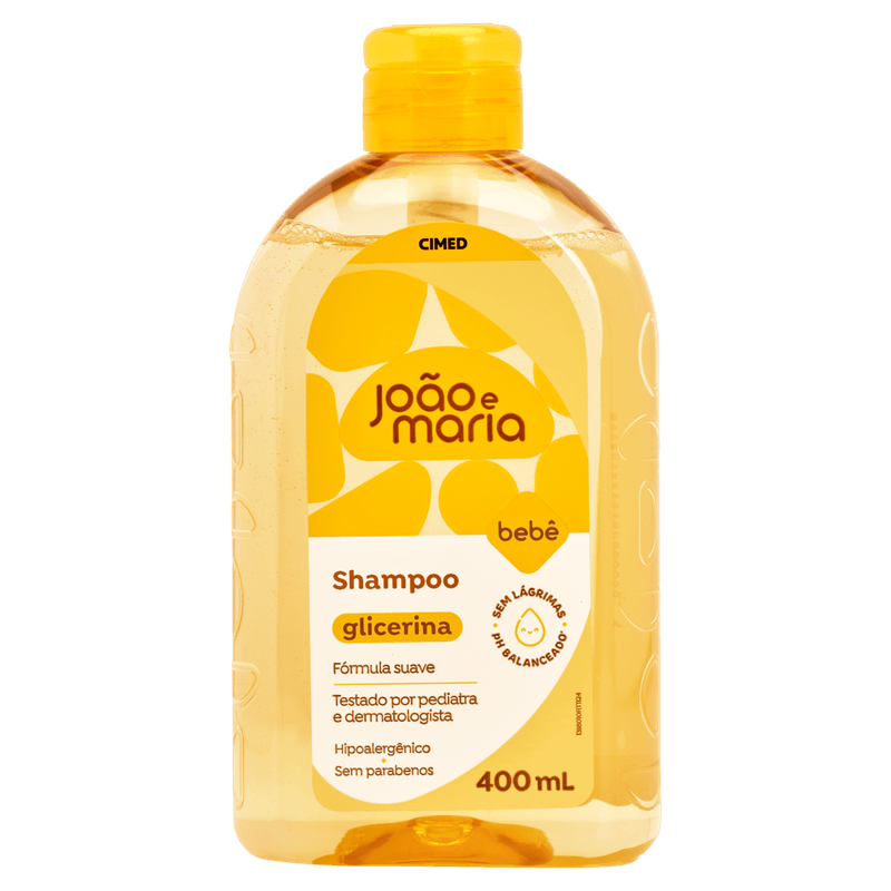 Shampoo Bebê de Glicerina João e Maria - 400ml