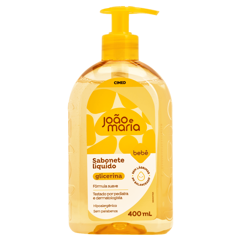 Sabonete Líquido de Glicerina João e Maria - 400ml