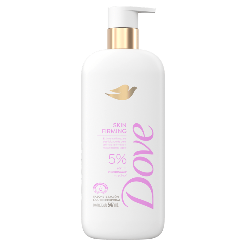 Sabonete Líquido Corporal Dove Skin Firming Sérum Retinol 547ml