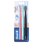 Escova Dental Ultramacia Oral-B Iconic Sensitive - 3 Unidades