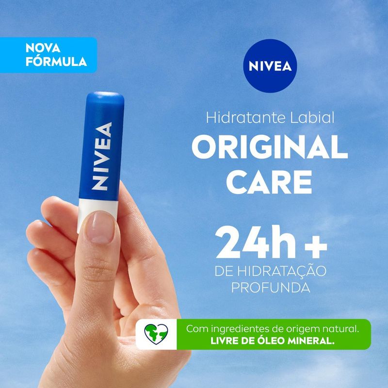 Hidratante Labial Original Care 4,8 g Nivea