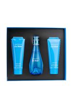 Kit Davidoff Cool Water Feminino - Edt 100ml + Lotion 75ml + Shower 75ml