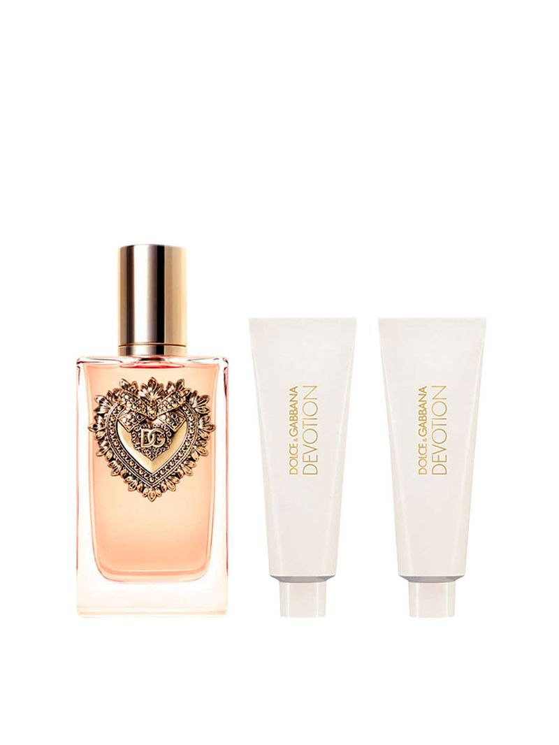 Kit Dolce & Gabbana Devotion Feminino - Eau de Parfum + Shower Gel + Body Lotion