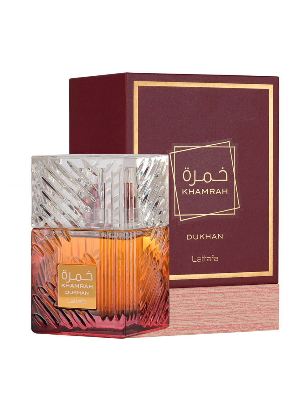 Perfume Khamrah Dukhan 100ml Eau de Parfum Lattafa - FARMALIFE