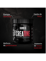 Creatina Monohidratada 300g Pó Neutro 100% Pura Darkness