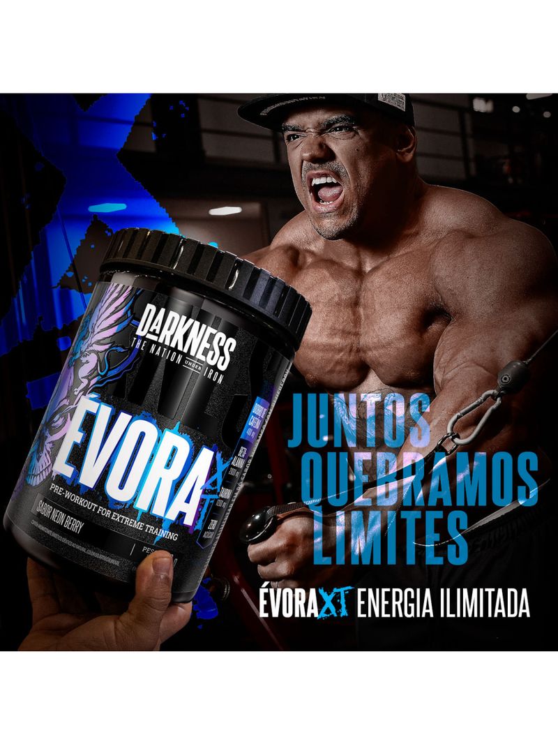 Pré-Treino Évora XT Neon Berry 300g Darkness