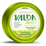 Pastilha Valda Diet Citrus Lata 50g Sem Açúcar