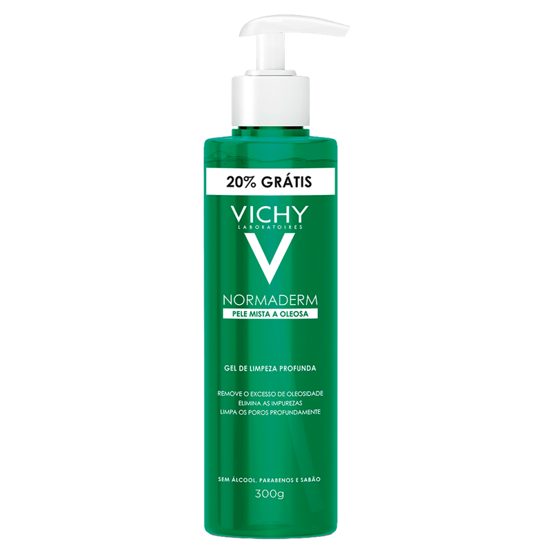 Gel de Limpeza Facial Normaderm Pele Oleosa 300g Vichy