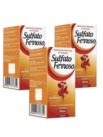 Kit C/3 Sulfato Ferroso Solução 100ml - Arte Nativa