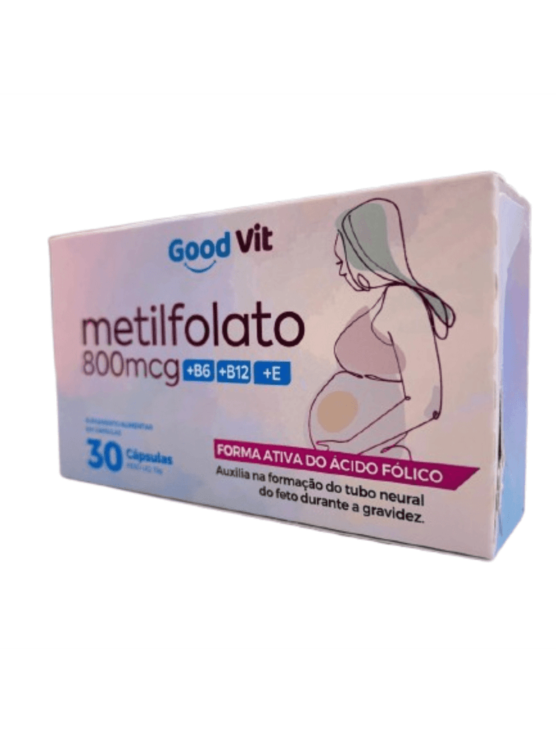 Metilfolato 800mcg C/30 Cápsulas - Good Vit